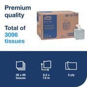 Tork Premium Facial Tissue Cube Box White – 36 x 86 Tissues, 6910101