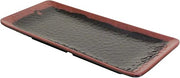Thunder Group Tenmoku melamine dinnerware collection 11 1/4" x 5" rectangular plate, comes in dozen