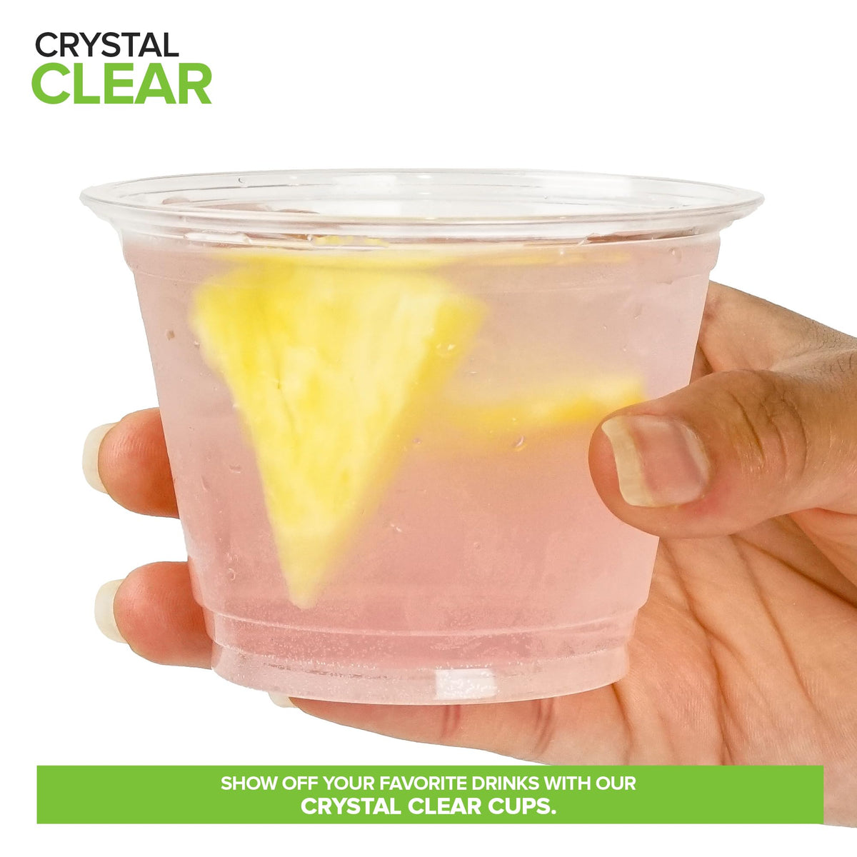 Stock Your Home 100 Pack / Clear / 9.0 fluid_ounces Cups