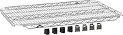 METRO EZA-1860NC Super Erecta EZ-ADD Wire Shelf, Chrome, 18" x 60"