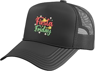 Fiesta Friday Trucker Hat with Adjustable Mesh Back