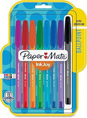 Paper Mate InkJoy 100ST Ballpoint Pens, Medium Point, Assorted Ink, 8 count(pack of 1) (1945932)