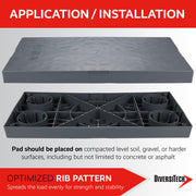 E Lite Plastic Equipment Pad for HVAC Systems by Diversitech – Onе Paсk, plastic, Model EL3232-2