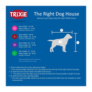 TRIXIE Small / Gray / Traditional Dog Houses