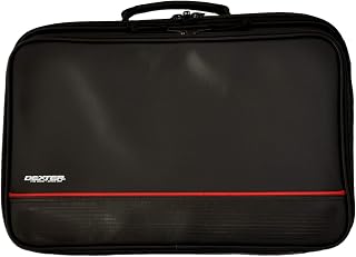 Dexter-Russell CC5 Cutlery Attache Case, 27 Pocket Knife and Tool Storage, 8 Adjustable Knife Slots, 16 Large Tool Pockets, Extra Space for Books and Papers, Black