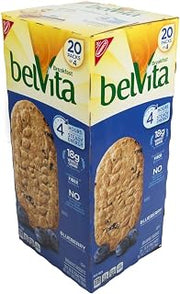 Belvita Blueberry biscuit (20 Pack x 1.76 Oz), 35.200000000000003 Ounce