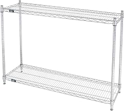 Nexel ESD, 2 Tier, Wire Shelving Starter Unit, 48" W x 18" D x 34" H