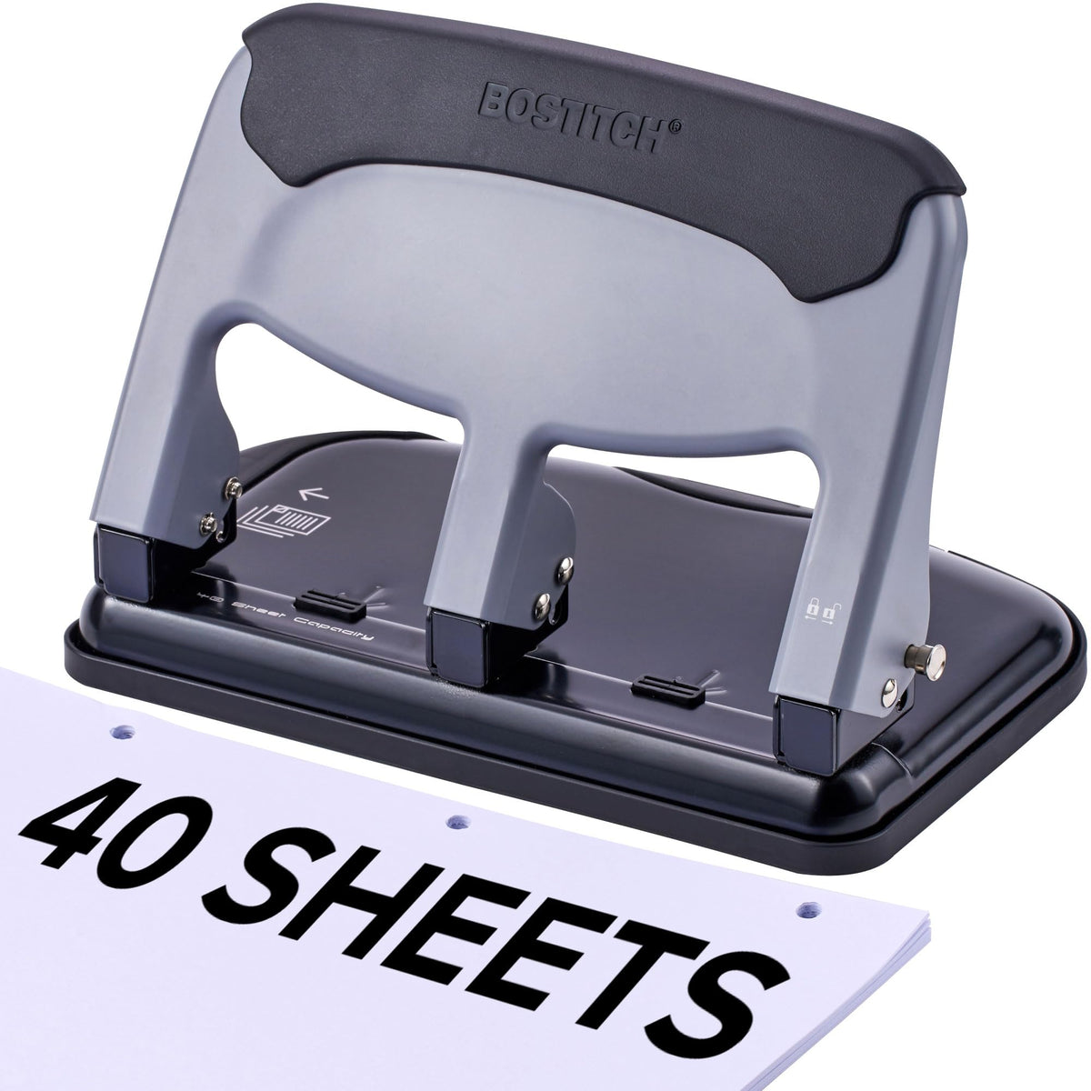 Bostitch Slate / 1 Pack / 1 Hole Punches
