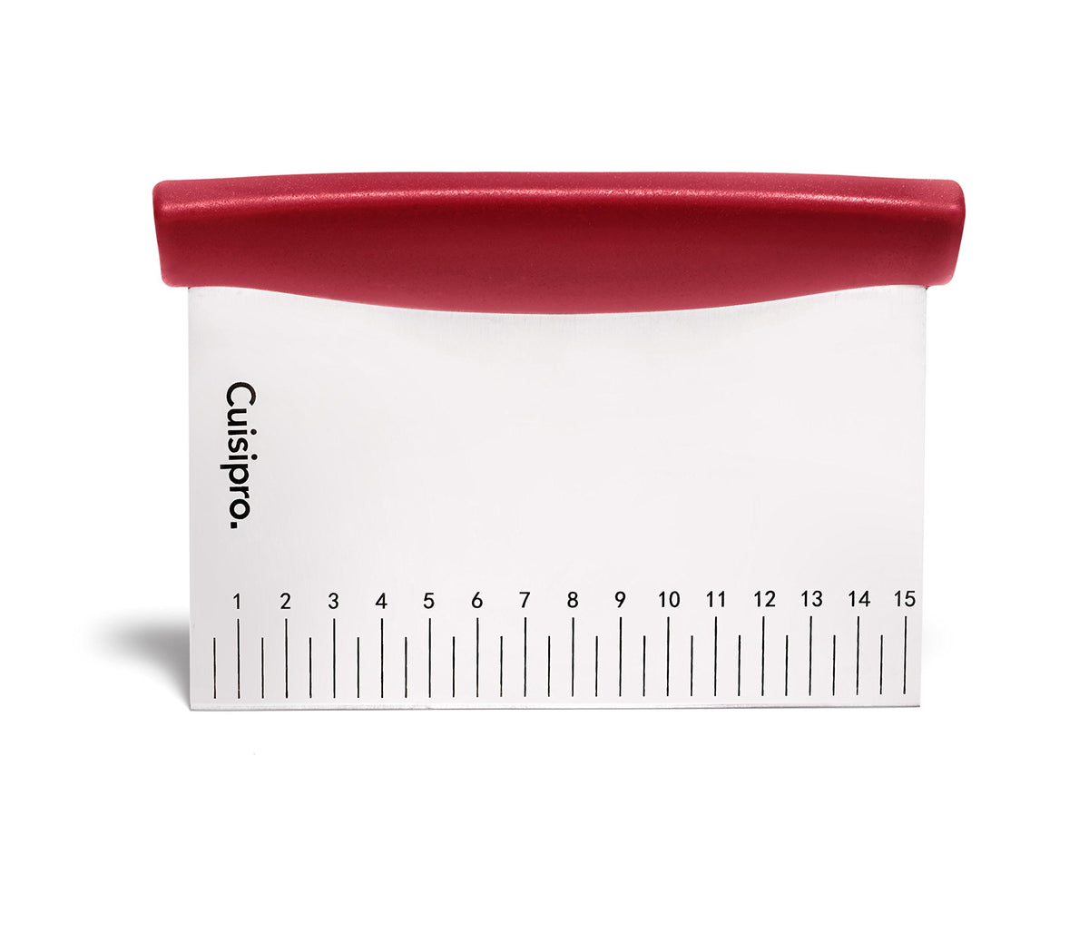 Dough Cutter by Cuisipro – Medium, Stainless Steel, Red, Model 747366