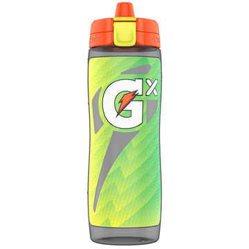 Gx Bottle by Gatorade – 30 Ounces, Plastic, Neon Green, Model 00052000058710