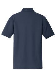 Unisex Core Classic Pique Pocket Polo by Port Authority – X-Large, Cotton, River Blue Navy, Model 1145275