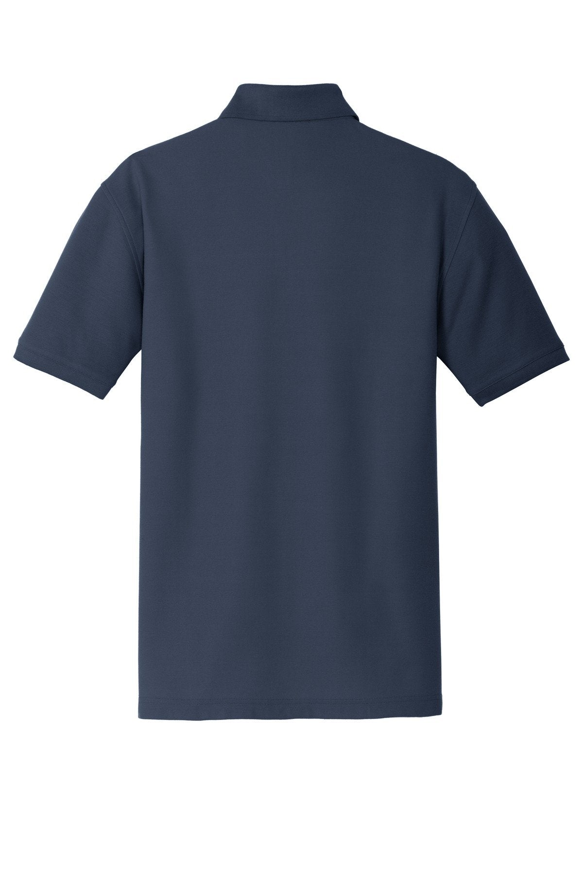 Unisex Core Classic Pique Pocket Polo by Port Authority – X-Large, Cotton, River Blue Navy, Model 1145275