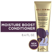 Gold Series Moist Boost Conditioner - 8.4 oz by Pantene – 8.4 Fl Oz (Pack of 3), Pack of 3, Model 18358