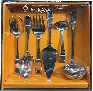 Mikasa Bravo 6 Piece Serving Set in Stainless Steel