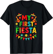 My First Fiesta - Mexican Party Birthday Fun T-Shirt