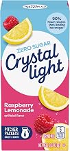 Crystal Light Drink Mix, 72 Pitcher Packets, for Flavorful Hydration and Shareable Refreshment, Artificially Flavored Raspberry Lemonade, Zero Sugar, Low Calorie, 1.8 oz each box