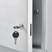 Global Industrial Stainless Steel / 8"L x 12"W x 15"H / Industrial Safety Storage Cabinets