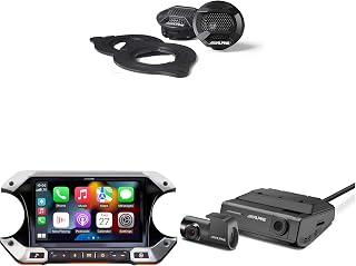 Alpine JL Wrangler i509-WRA-JL, SPV-10TW-WRA and Dash Camera Bundle