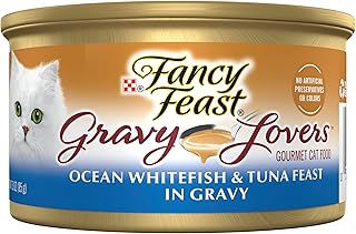 Fancy Feast Purina Gravy Lovers Wet Cat Food, 3 oz Cans, 24-Pack