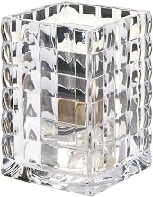 Hollowick 1533C Optic Block Lamp, 2-5/8"W x 3-3/4"H, Clear