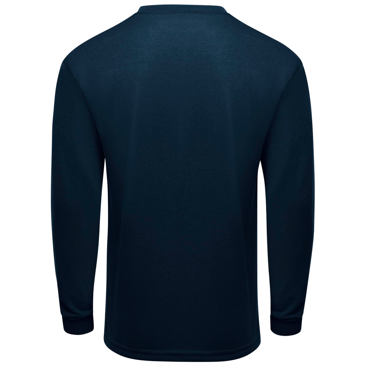 Men's Long-Sleeve Performance Core Tee by Red Kap – Polycotton, Navy, Model SK4LNV RG XS
