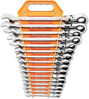 GEARWRENCH 16 Pc. Ratcheting Flex Combination Wrench Set, Metric - 9902D