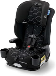 Graco Nautilus 2.0 LX 3-in-1 Forward Facing Car Seat, High Back Booster, Backless Booster Car Seat Featuring InRight & Latch, Hex