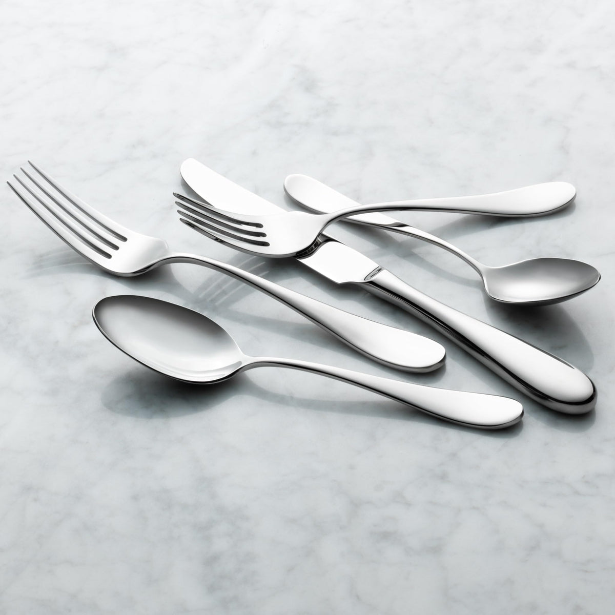 Santa Cruz Teaspoon by Reserve by Libbey – 6.88, Stainless Steel, Silver, Pack of 12, Model 927 001