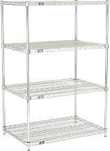 Quick Adjust Wire Shelving 48 x 18 x 54 - Poly-Z-Brite