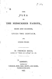 The Plea of the Midsummer Fairies, Hero and Leander, Lycus the Centaur