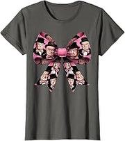 Coquette Bow Winston Churchill Girl British Pattern Mom T-Shirt