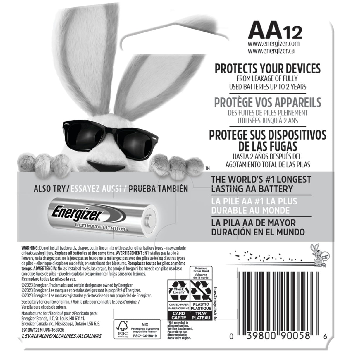 Energizer Multicolor / 12 Count (Pack of 1) / AA AA