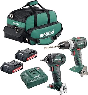 metabo Cordless Combination Kit, 18.0V, 2 Tools