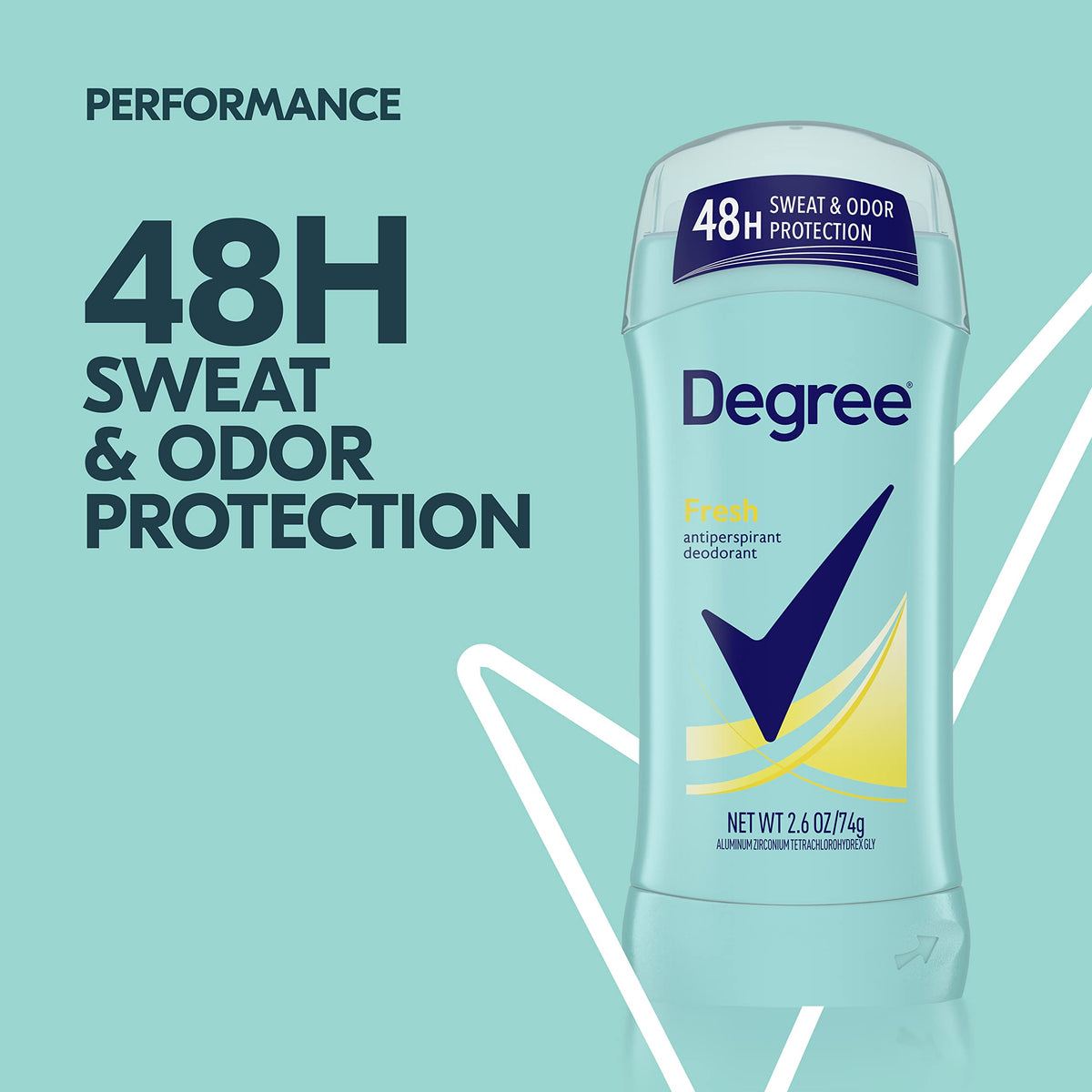Degree 2.6 Ounce (Pack of 6) / Fragranced / blue Antiperspirants
