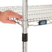Chrome Wire Shelving by Nexel – Alloy Steel, Chrome, Model 24306C