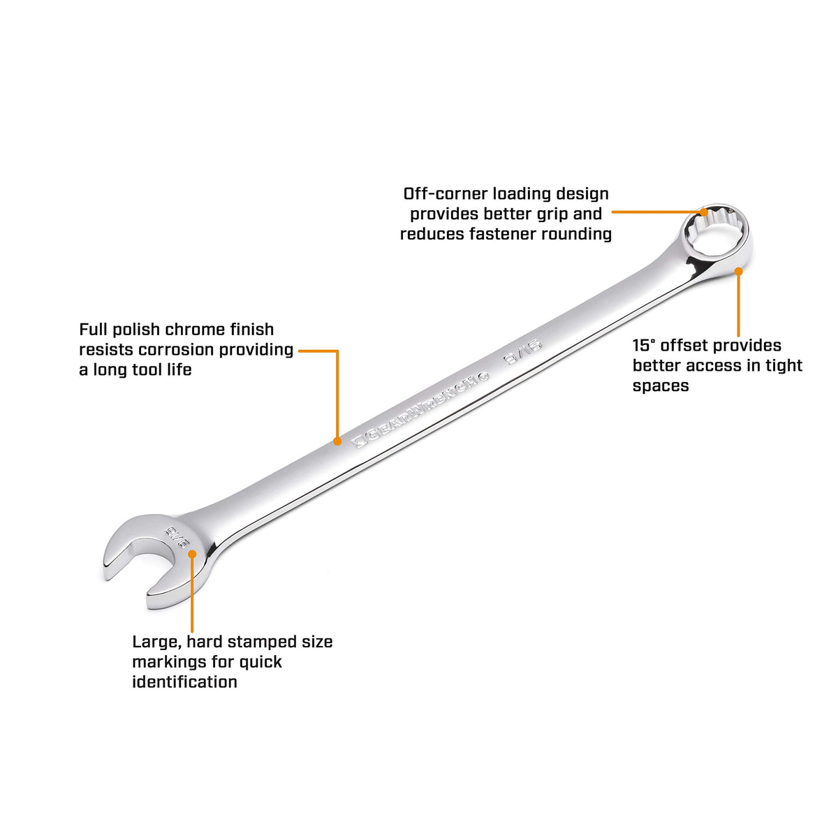 GearWrench 17mm / Silver / 1 Combination Wrenches