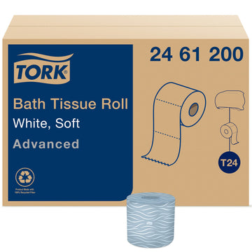 Tork Advanced Toilet Paper Roll – 80 rolls x 500 sheets, 2461200