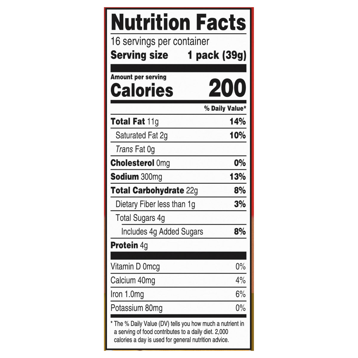 Ritz Peanut butter / 1.38 Ounce (Pack of 16) / 1 Sandwich