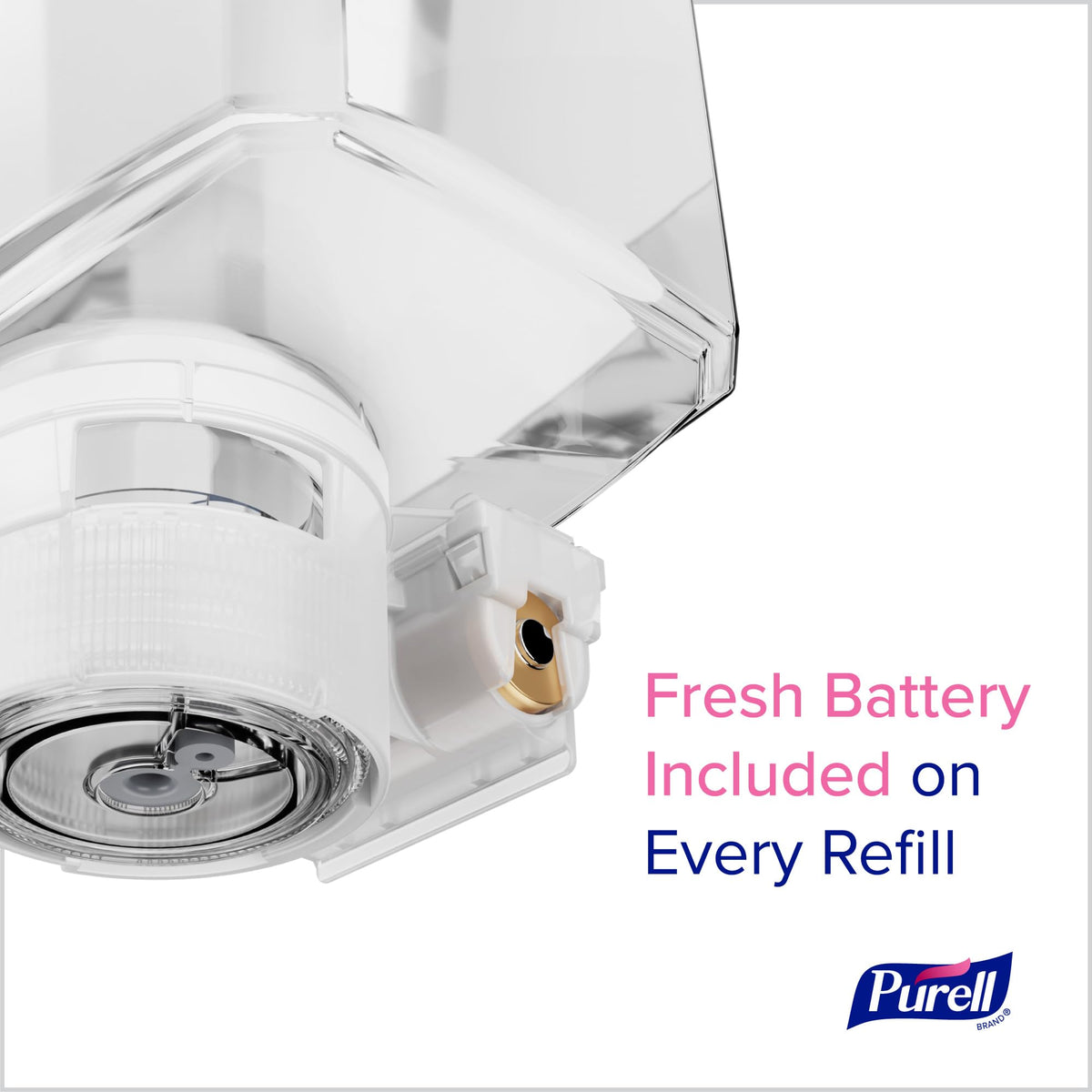 ES10 Automatic Hand Sanitizer Dispenser by Purell – True, Durable ABS Plastic (recycling code number 7)., Graphite, Model 8324-E1