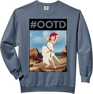 Disney The Little Mermaid Ariel #OOTD Poster Comfort Colors Adult Sweatshirt