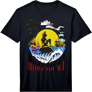 Disney Little Mermaid Ariel Under The Sea Vintage Tattoo Performance T-Shirt