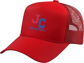 John Curtis Christian School Logo Volleyball Trucker Hat with Adjustable Mesh Back