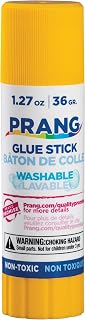Prang Washable Glue Stick, Clear, 1.27 Oz, 1 Count
