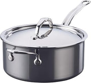 Hestan NanoBond Collection - Stainless Steel Titanium Sauce Pan, Induction Cooktop Compatible, 4 Quart