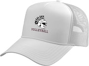 Curtis High School Warriors Volleyball Trucker Hat with Adjustable Mesh Back