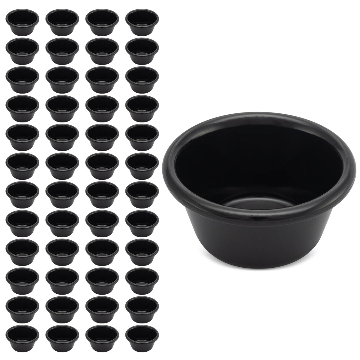 Carlisle FoodService Products Black / 3 oz / 1 Ramekins