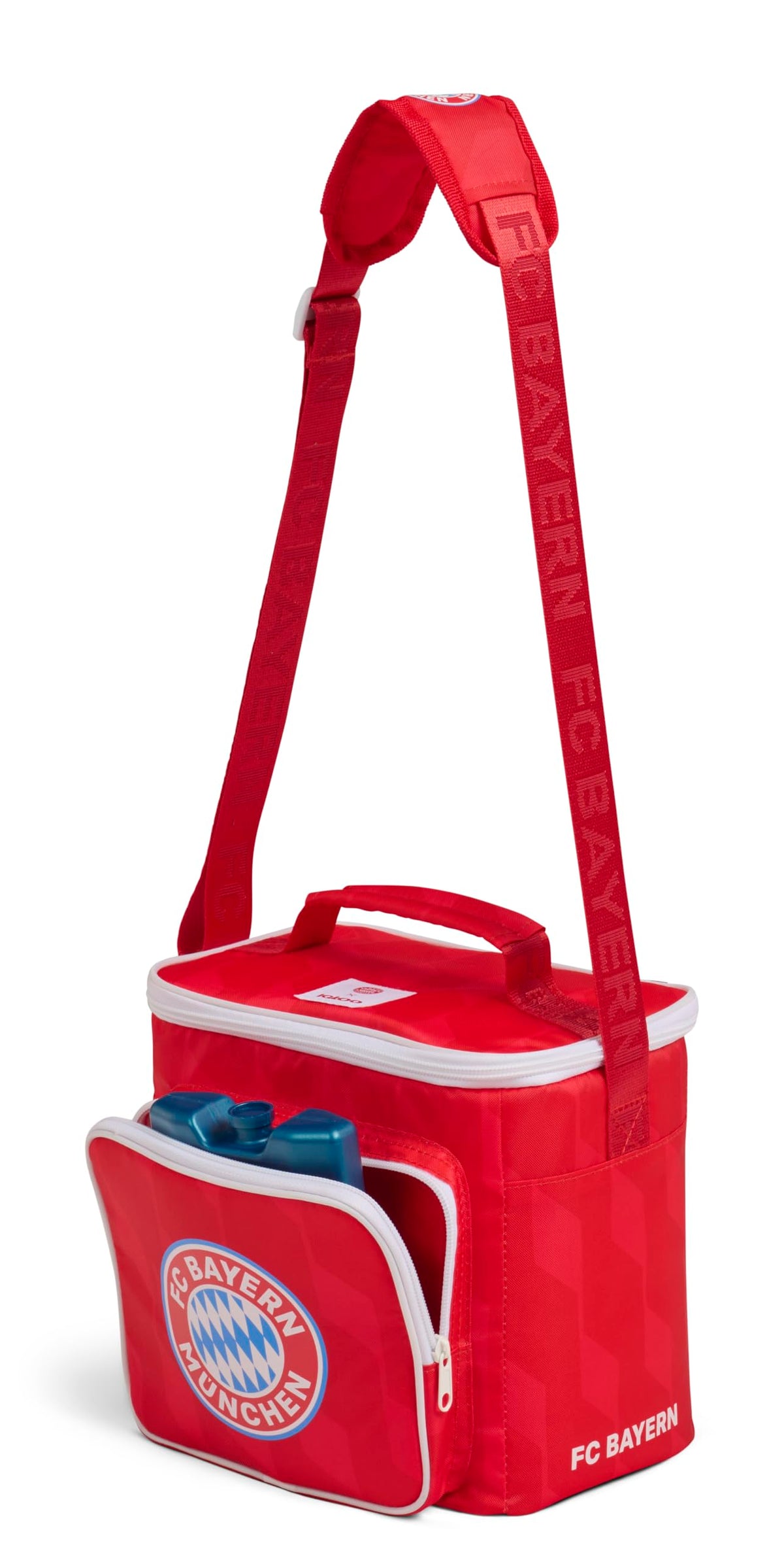 FC Bayern Munchen 9-Can Square Lunchbox by Igloo – 108.0 fluid_ounces, Polyester, 9-Can Lunch Cooler, Model 97000127907