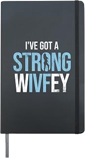 I've Got A Strong WIVFEY IVF In Vitro Treatment IUI Hardcover Journal, Black