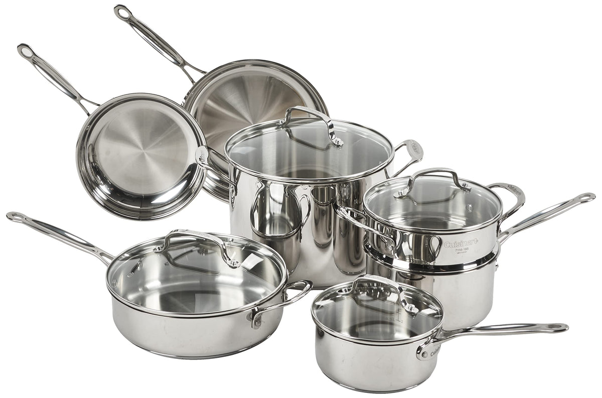 Cuisinart 11-Piece / Cookware + Skillet, 14 Inch / 1 Cookware Sets