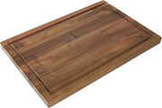 Oster Thornwood 18 x 12 Inch Acacia Wood Cutting Board with Juice Grooves – Durable, Heavy Duty Chopping Board for Kitchen Prep